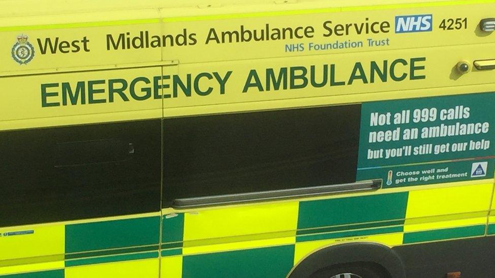 West Midlands Ambulance Service vehicle