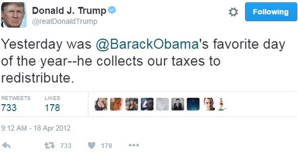 Trump tweet