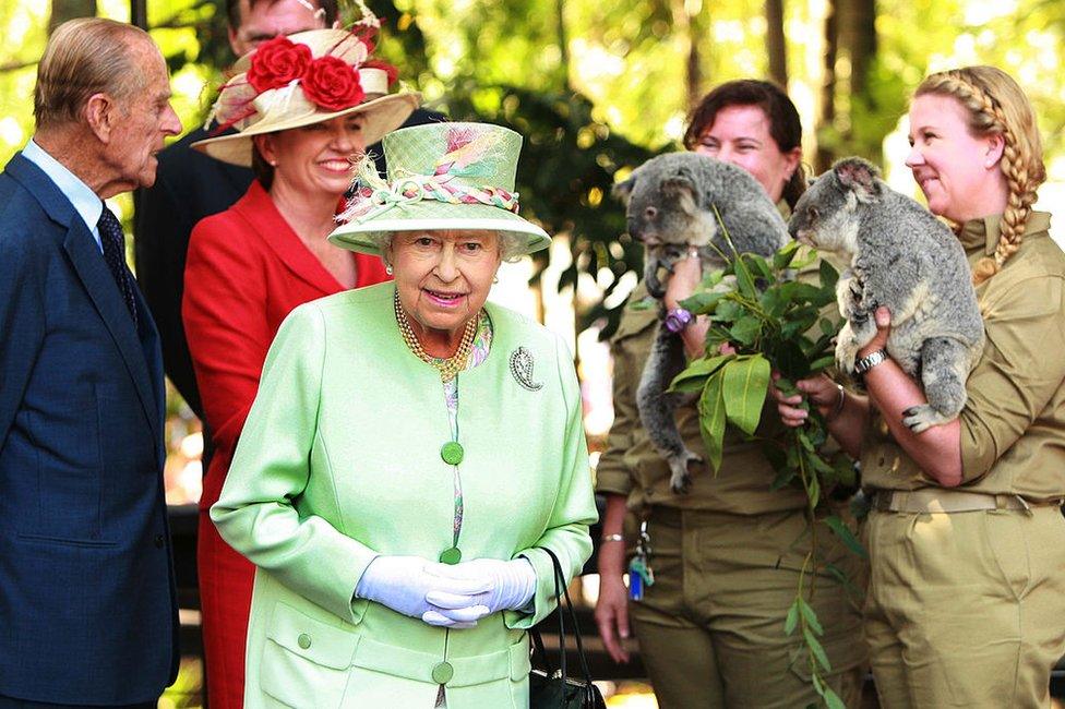 The Queen during her last visit to Australia in 2011