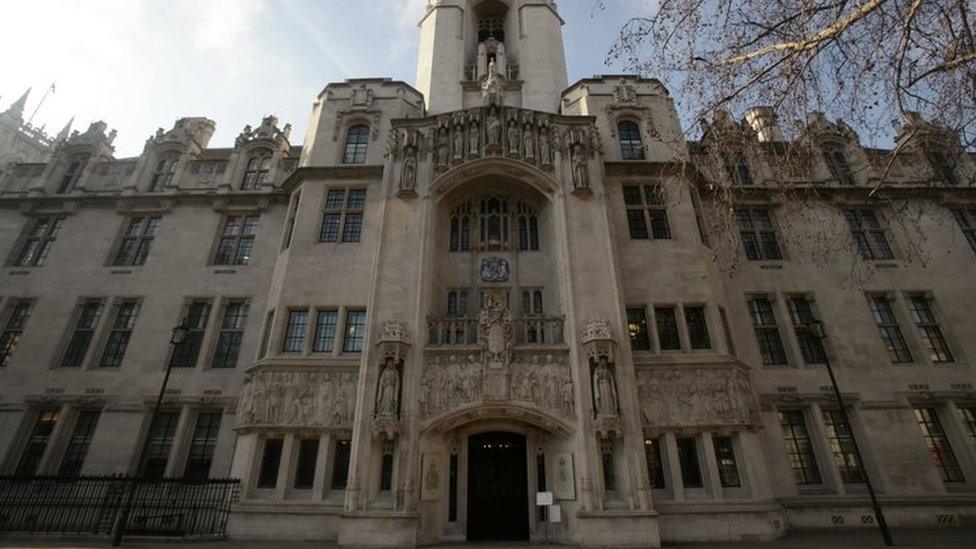 The UK's supreme court in London