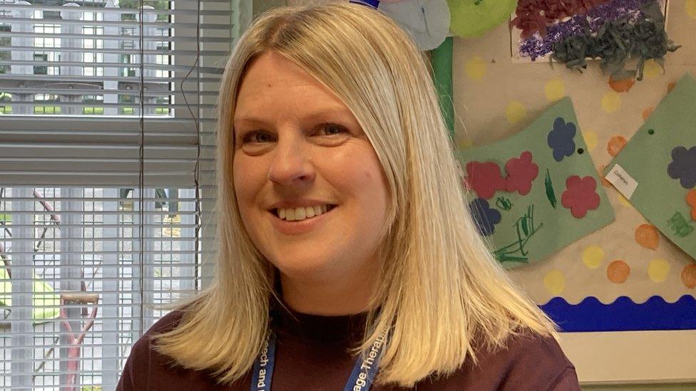 Speech and language therapist Ruth Crampton