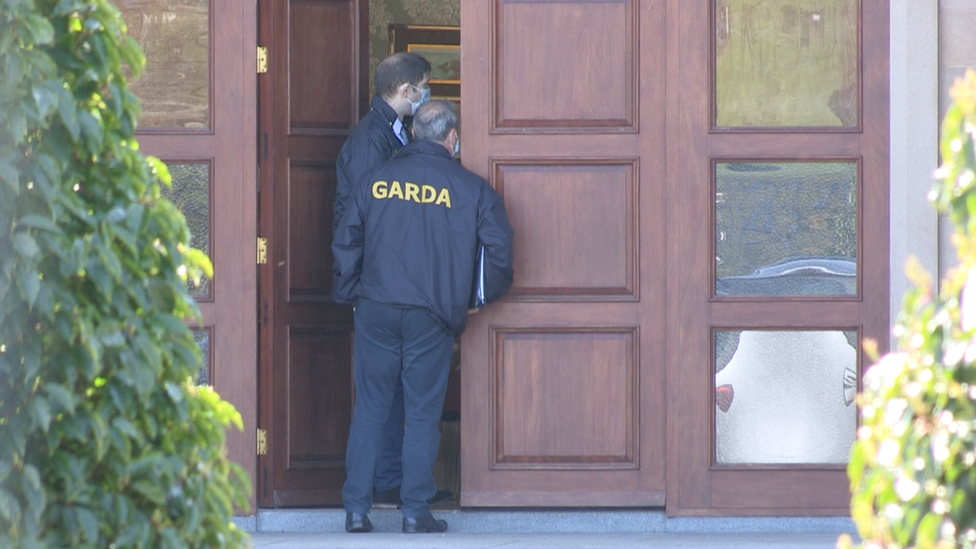 Gardaí say they were executing a search warrant at a domestic residence issued by a district court judge