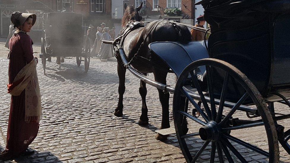 Filming of the Peterloo massacre