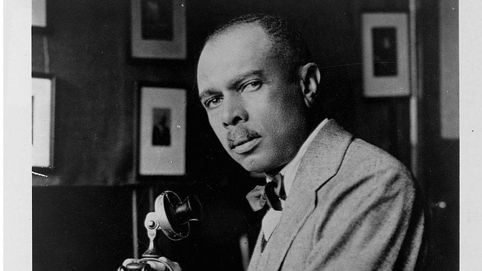 American writer and educator James Weldon Johnson (1871-1938), circa 1925