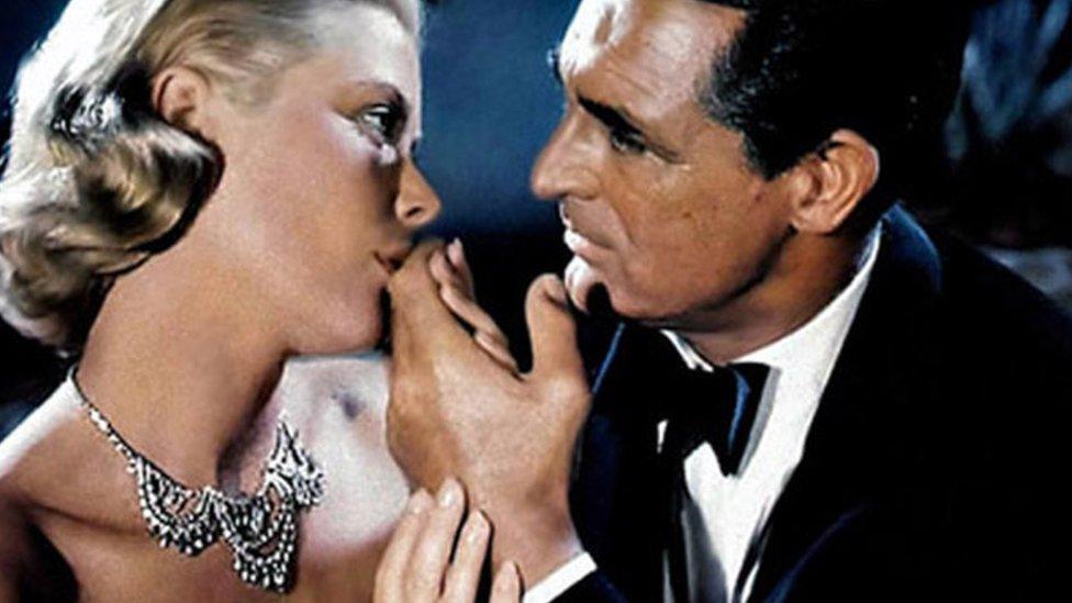 Gary Grant with Grace Kelly in To Catch a Thief