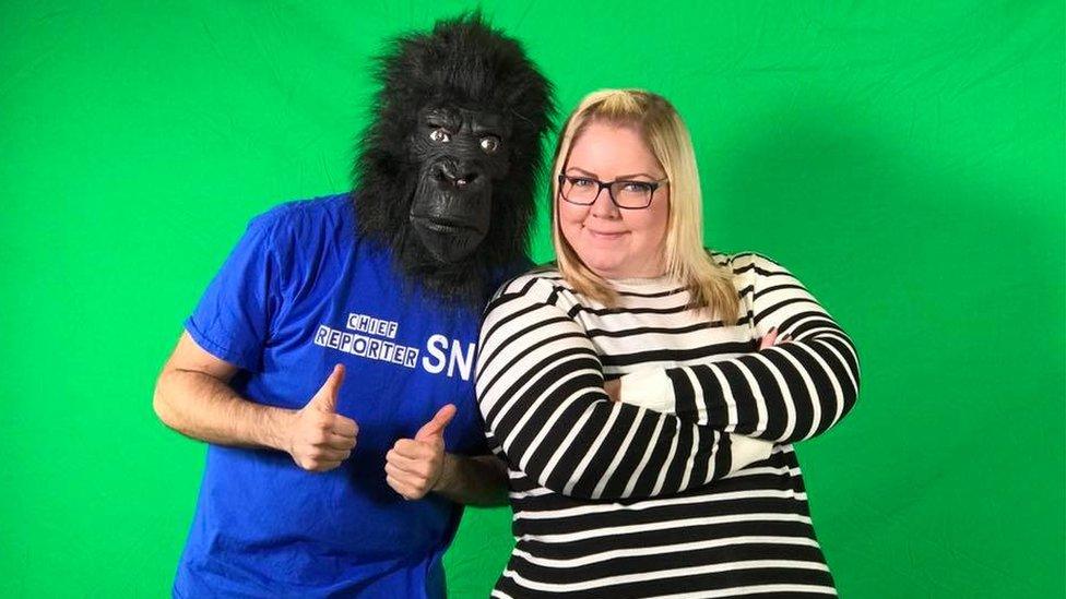 Southend News Network's "Chief Reporter" and Annie Humphrey