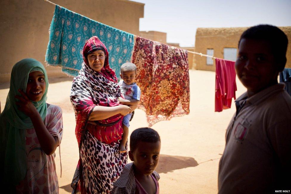 Family in Sudan