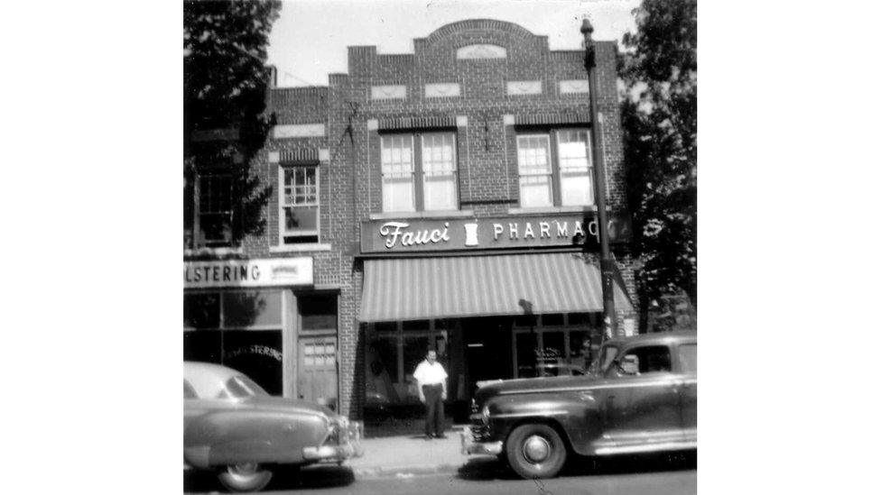 Photo of Fauci family pharmacy in Brooklyn