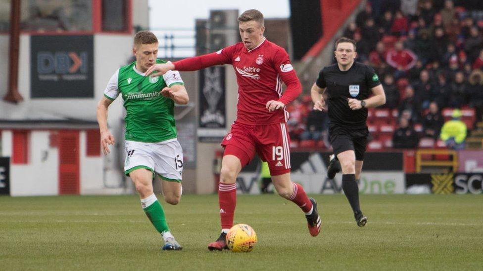 aberdeen vs hibernian on 7 March