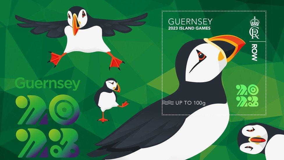 Guernsey Post Stamp for Island Games