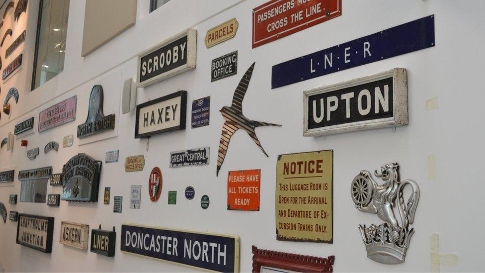 Signs and railway ephemera