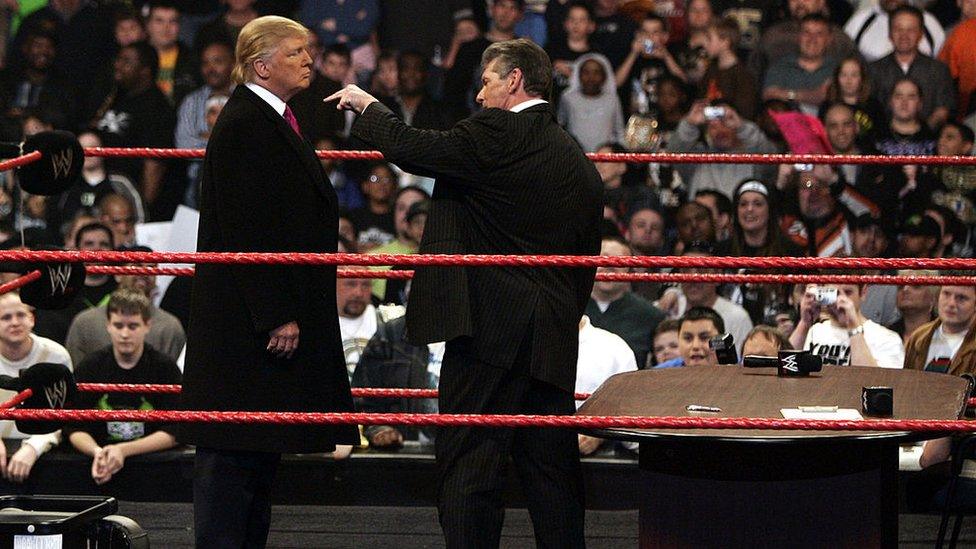 Vince McMahon and Donald Trump