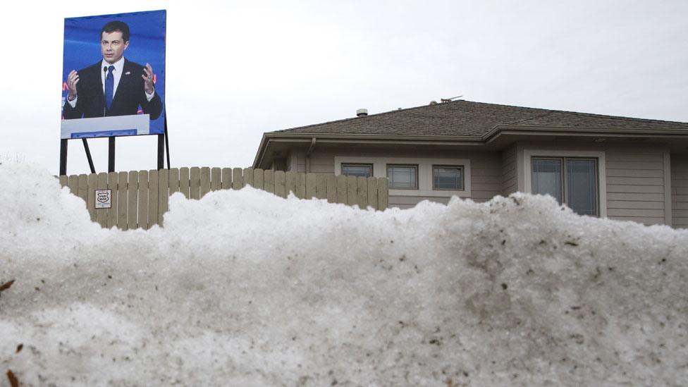 Billboard in Iowa