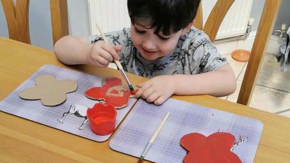 Making poppies