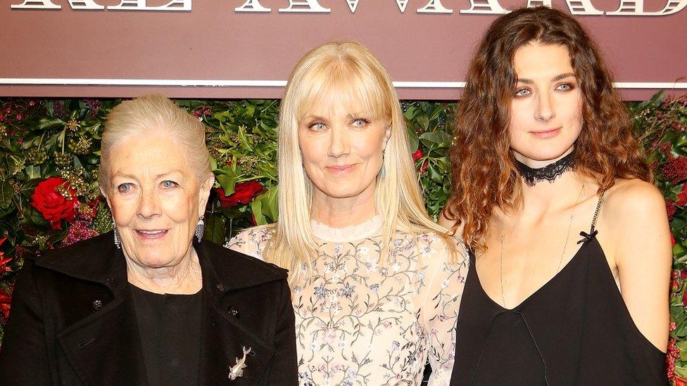 Vanessa Redgrave, Joely Richardson and Daisy Bevan