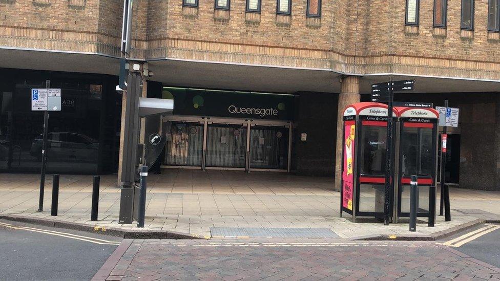 Queensgate shopping centre in Peterborough