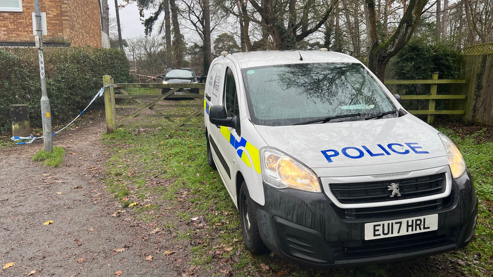 Police car on Upper Park, Harlow