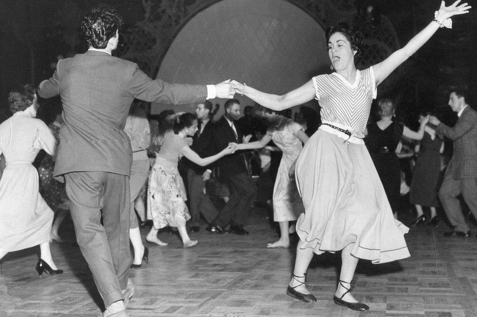 Dancing at Palais 1957