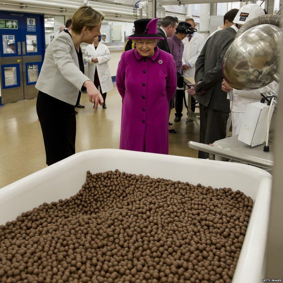 Queen with Maltesers