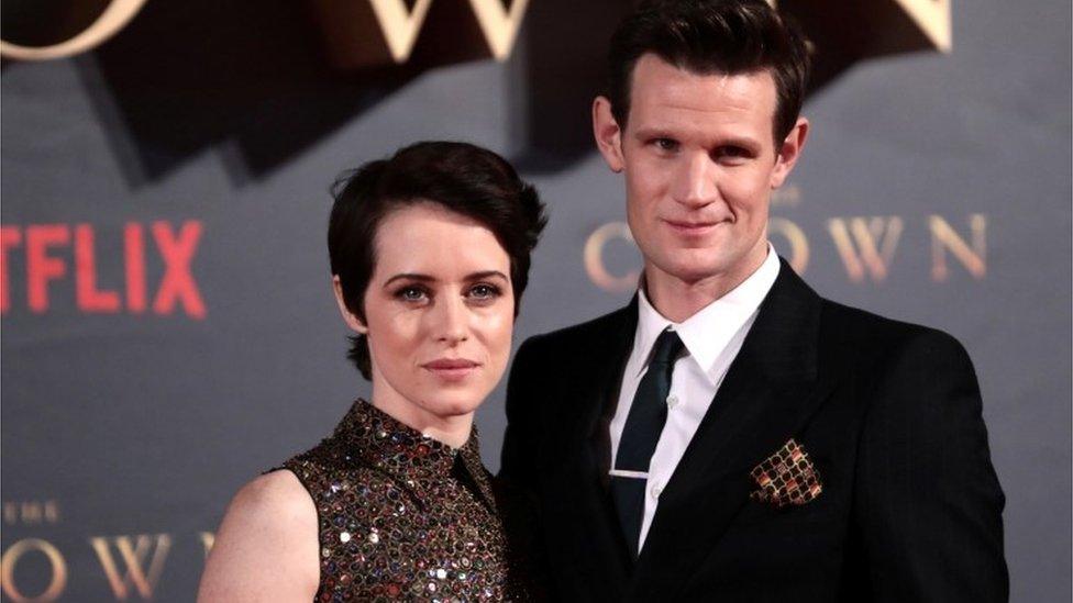 Claire Foy and Matt Smith