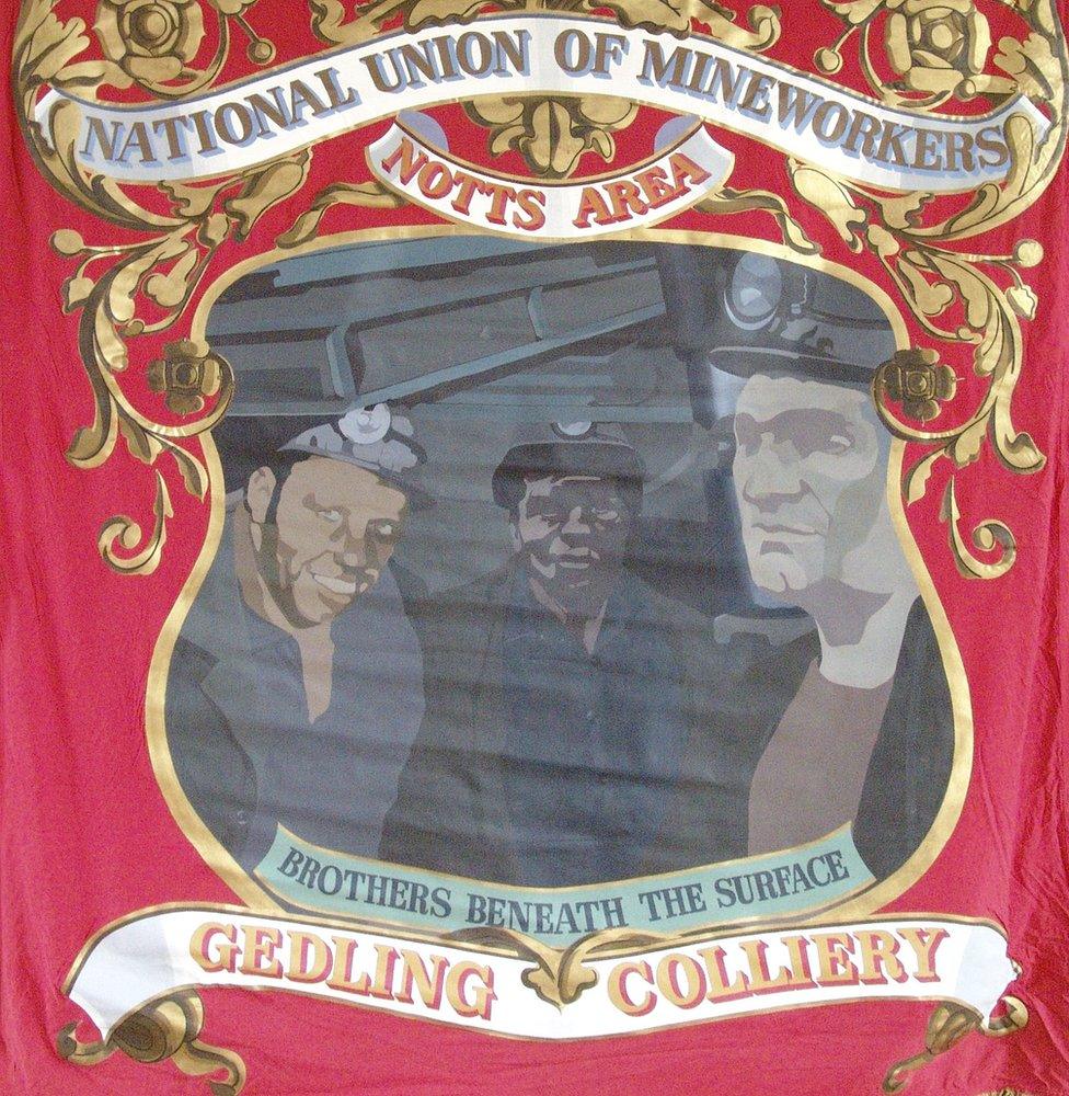 Gedling Colliery banner