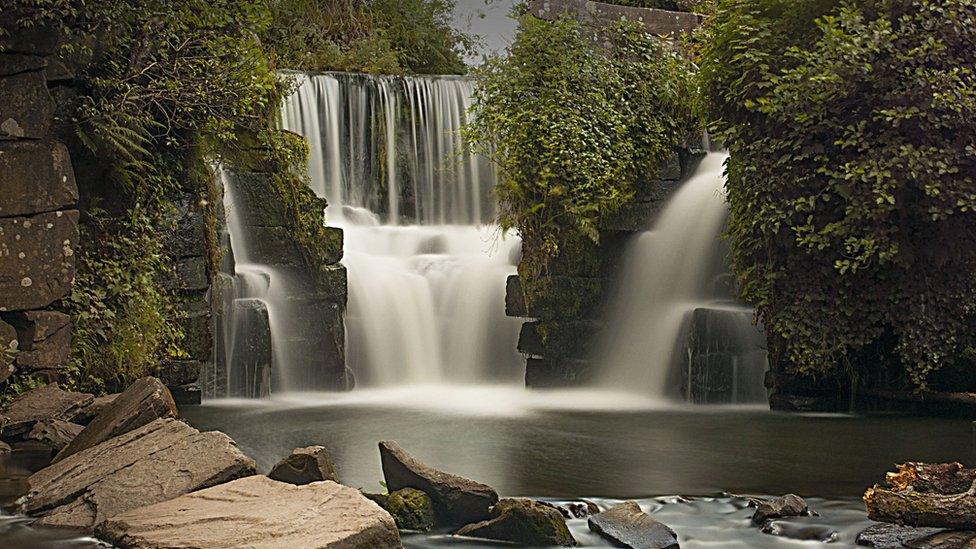 Waterfall at Penllergare Woods