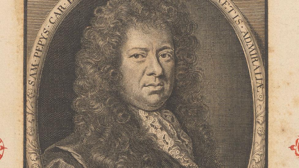 Frontispiece showing image of Samuel Pepys