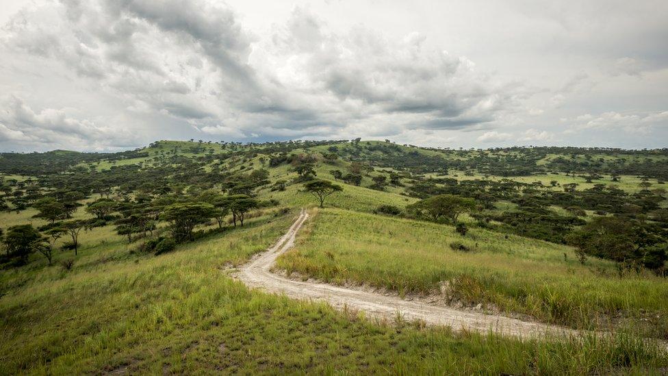 A view of part of the Queen Elizabeth National Park.