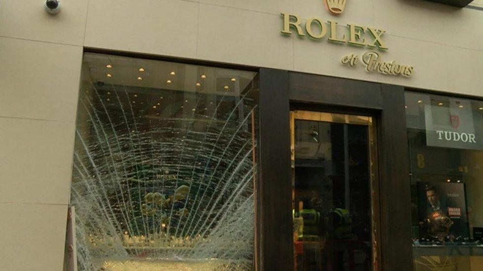 Rolex shop in Leeds