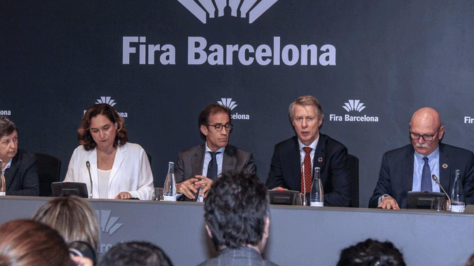 Press conference GSMA and Barcelona city council