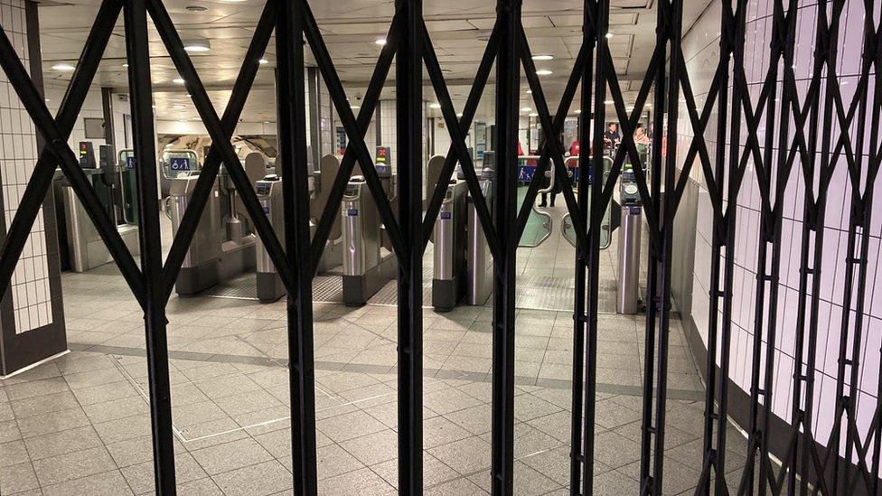 Gates across at Oxford Circus