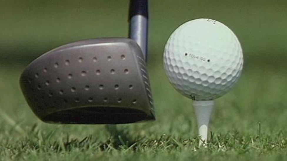 Golf club and ball