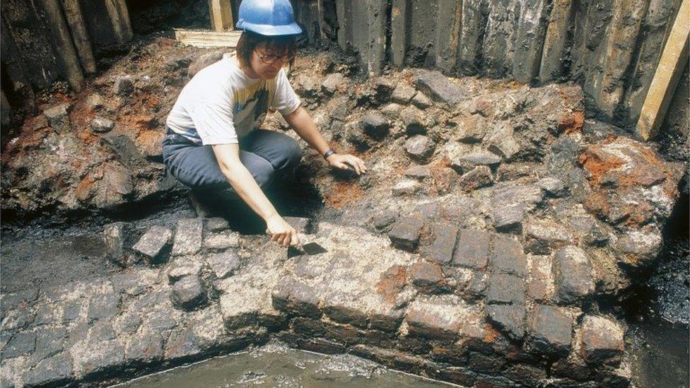 Foundations of the Hope theatre