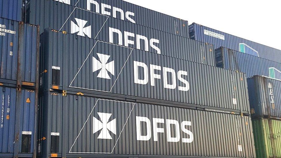 DFDS containers