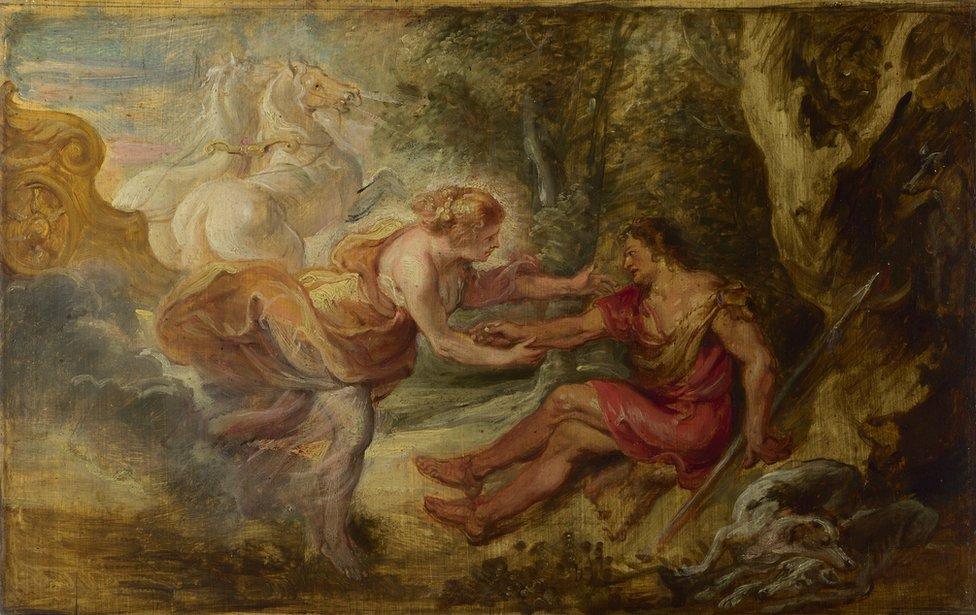 Aurora abducting Cephalus (1636-37) by Rubens