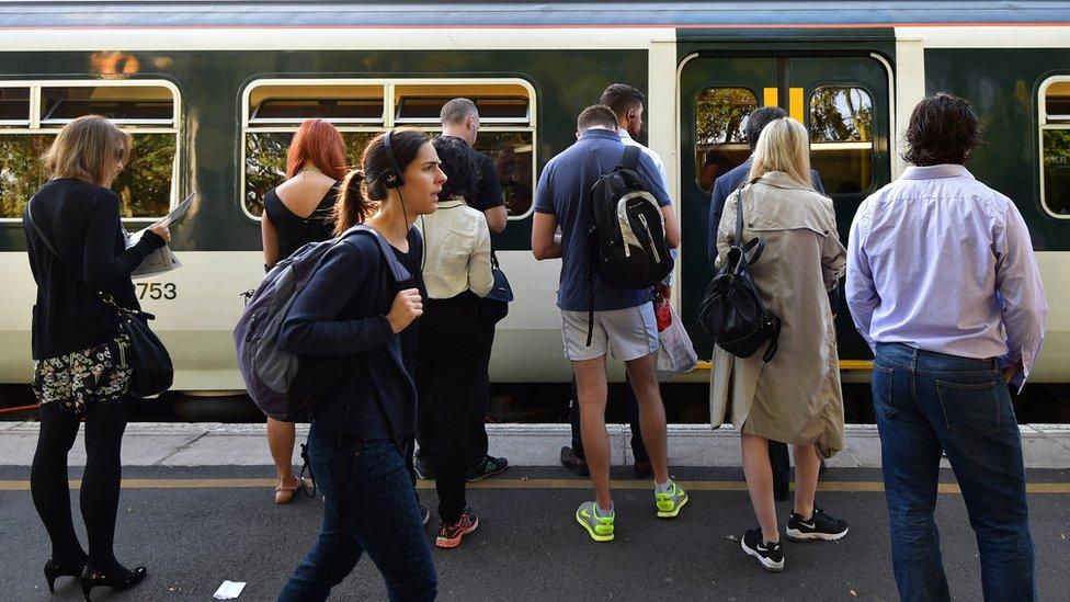 Rail passengers