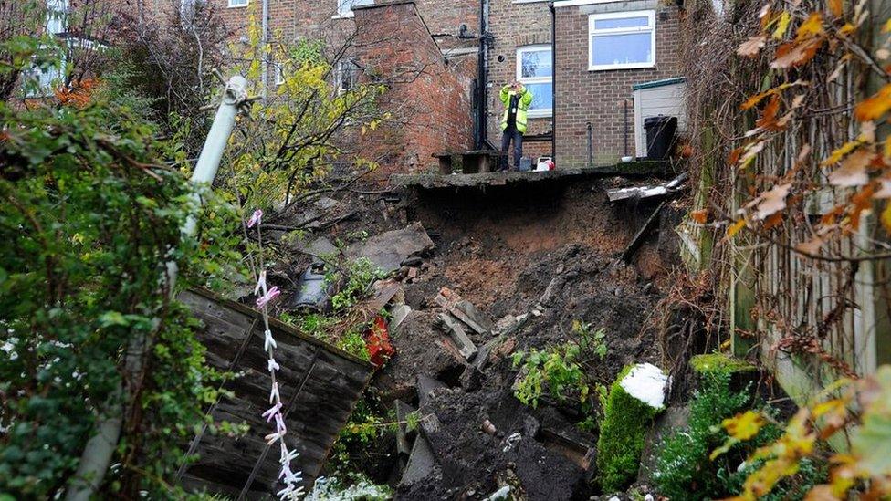 Sinkhole in Ripon