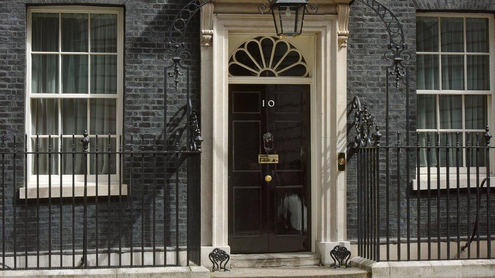 10 Downing Street door