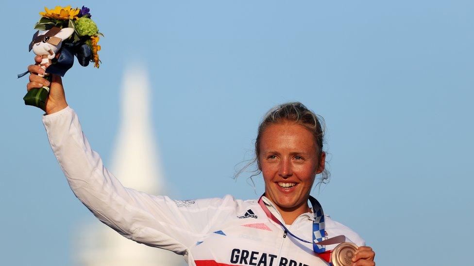 Emma on the podium