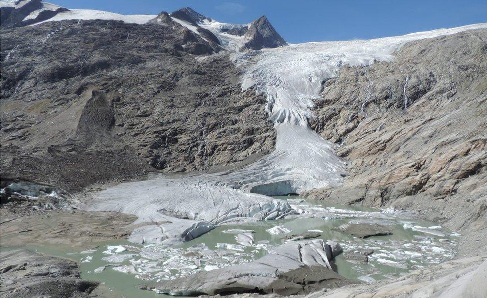 Schlatenkees glacier in 2022