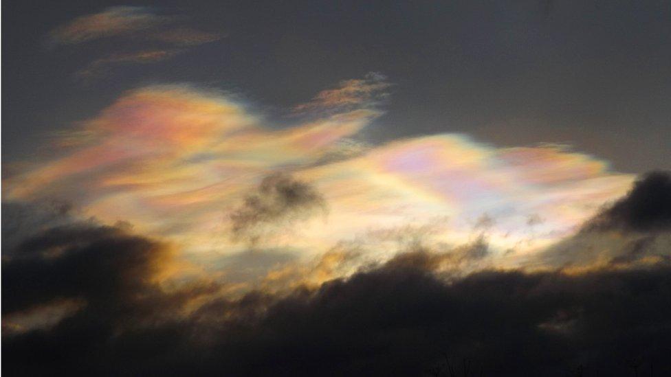 Nacreous clouds Kettleholm