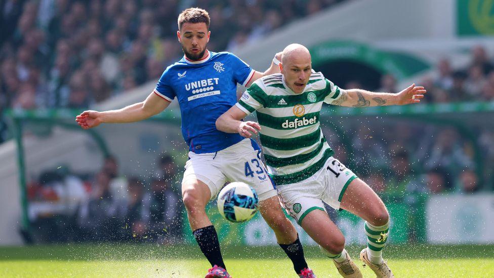 Celtic and Rangers players