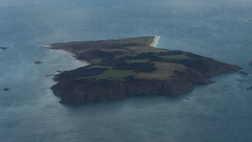 Aerial image of Herm