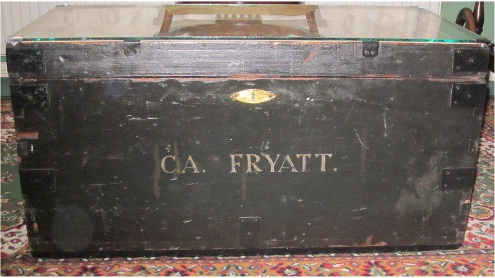 Capt Fryatt's trunk