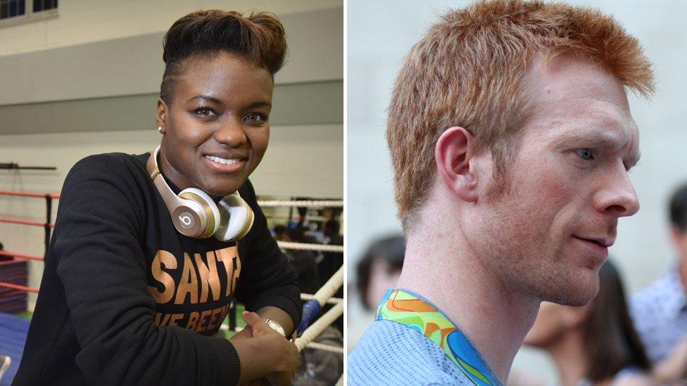 Nicola Adams and Ed Clancy