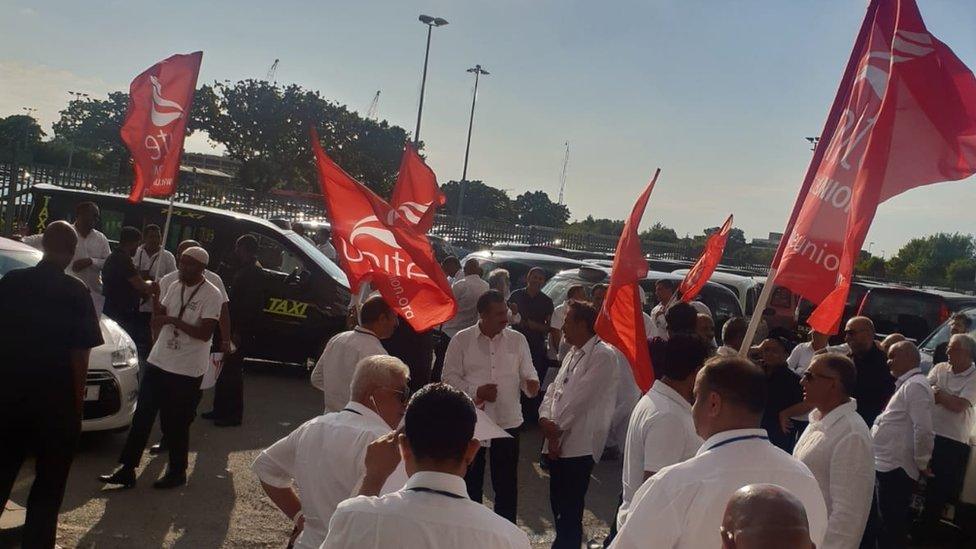 Black cab protest