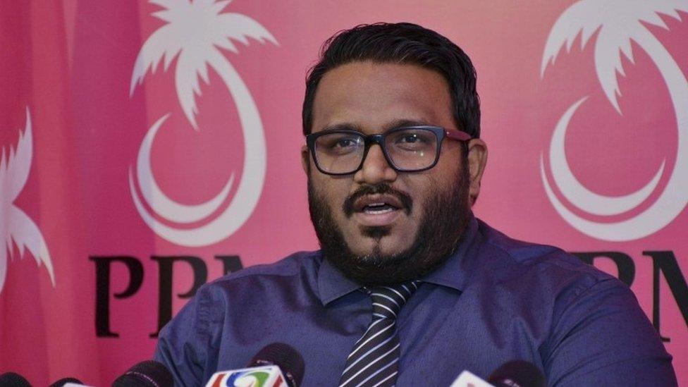 Maldives Vice President Ahmed Adeeb (7 October 2015)