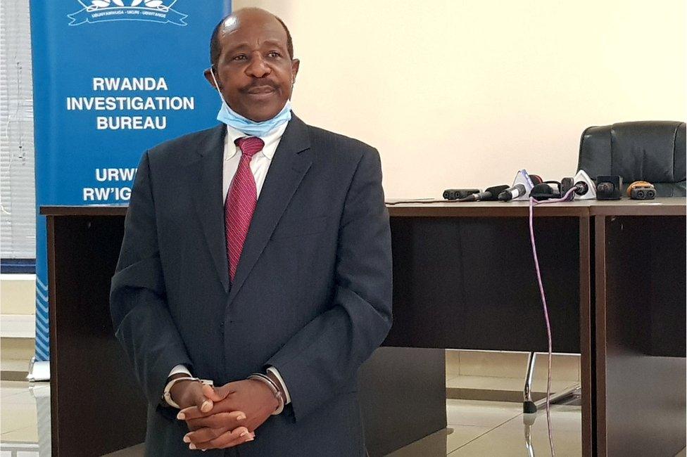 Paul Rusesabagina in custody in Rwanda, 31 August