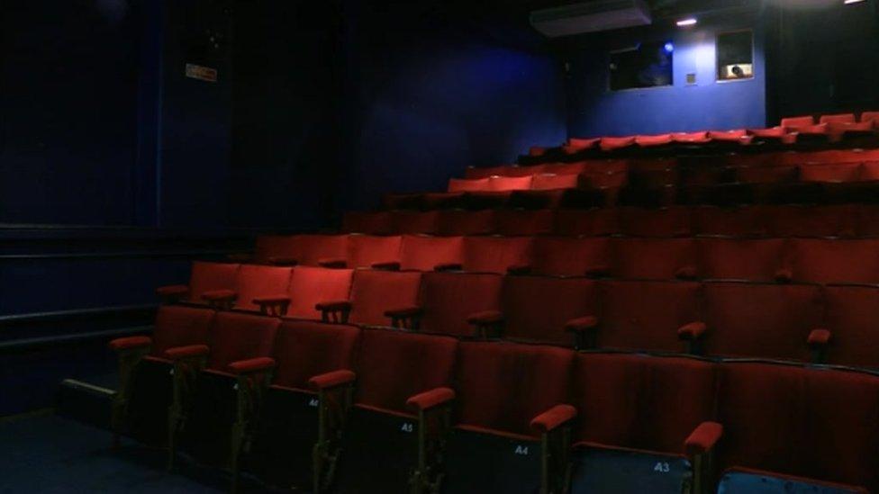 Interior of the Seagull theatre in Lowestoft