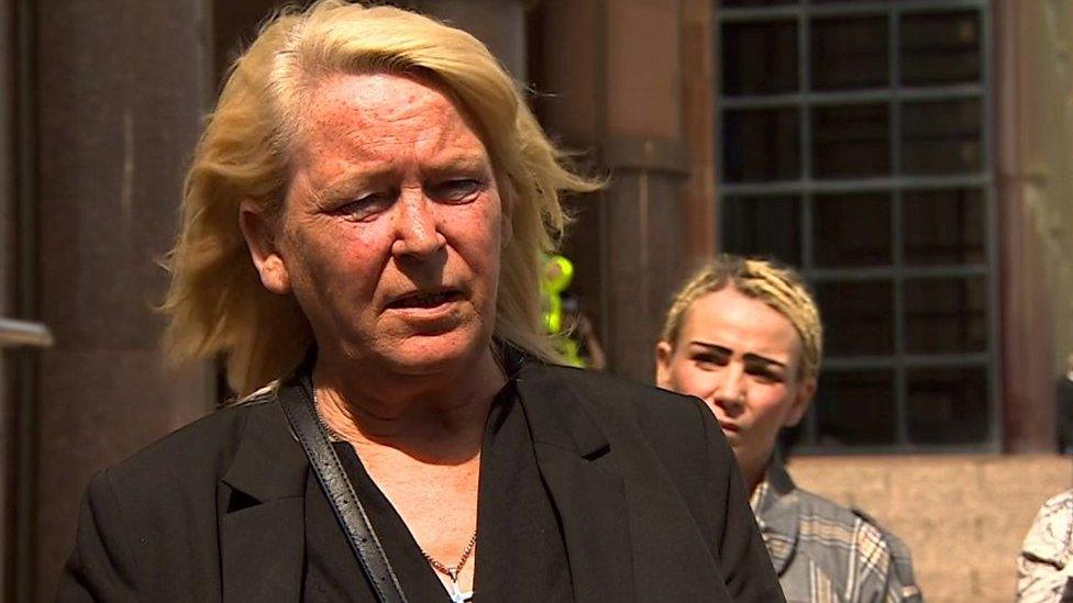 Nikki Allan's mum, Sharon Henderson, speaks after David Boyd murder sentencing